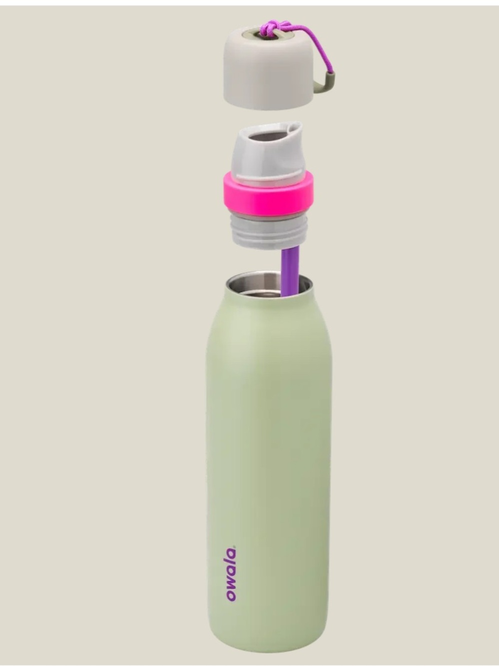 ❤️ Owala Water Bottle FreeSip Twist 18oz Neo Sage Green - Picture 2 of 7